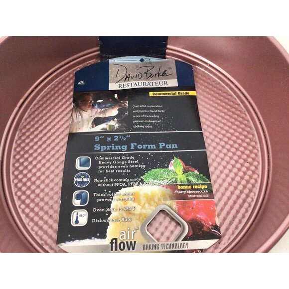 David Burke Spring Form Pan Non-Stick Bakeware New - Picture 4 of 5